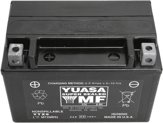 YUASA 2113-0491 AGM Battery - YTX9 — image 1 of 2