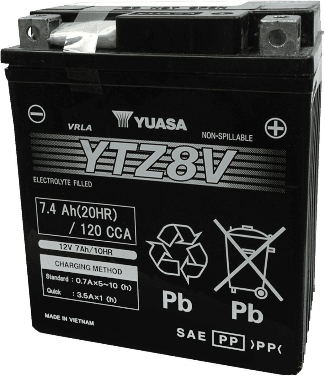 YUASA 2113-0492 AGM Battery - YTZ8V