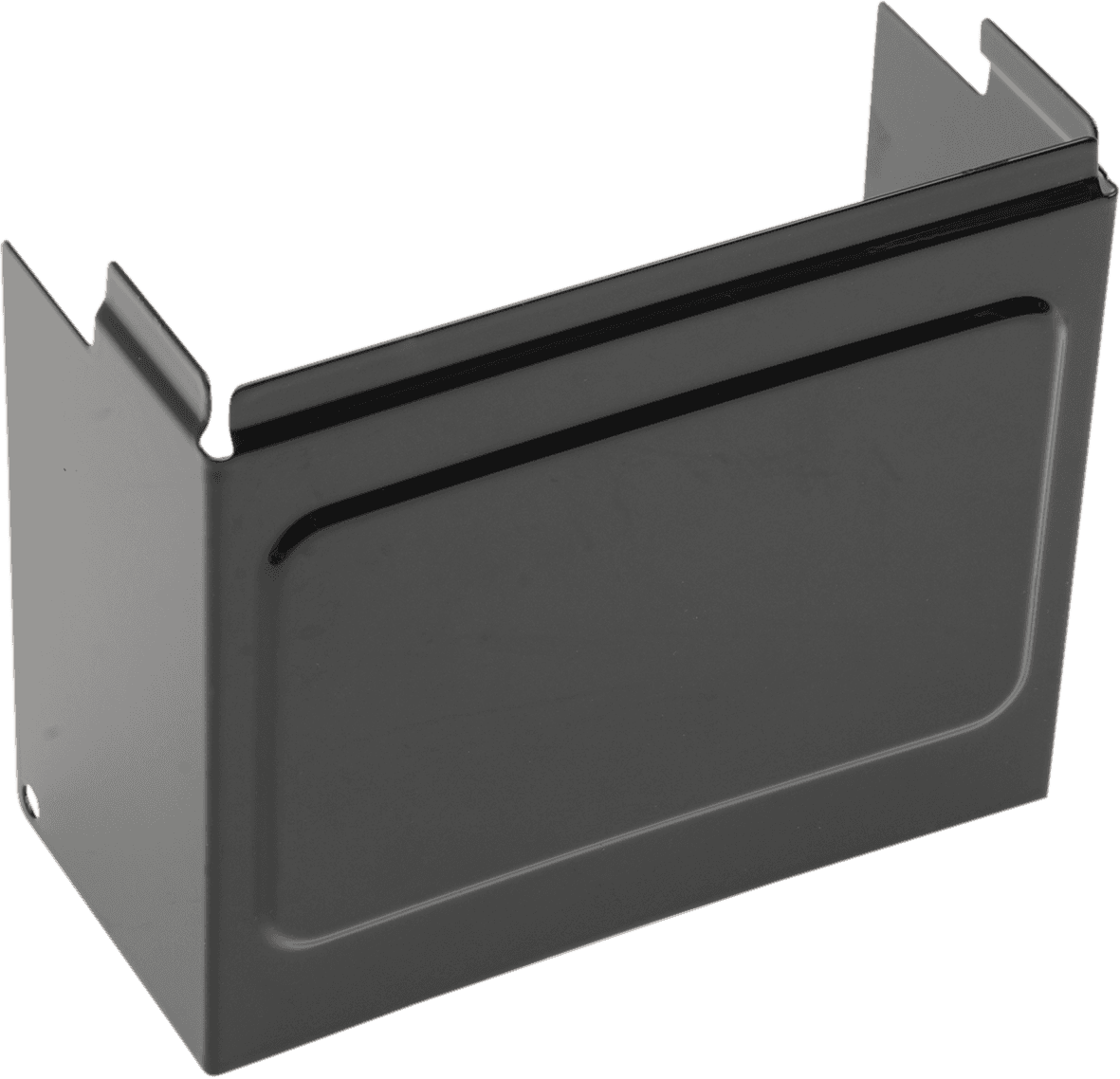 DRAG SPECIALTIES 2113-0495 Battery Cover - Raised - Black