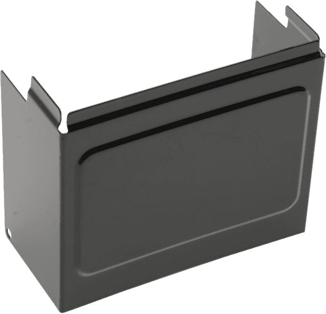 DRAG SPECIALTIES 2113-0495 Battery Cover - Raised - Black