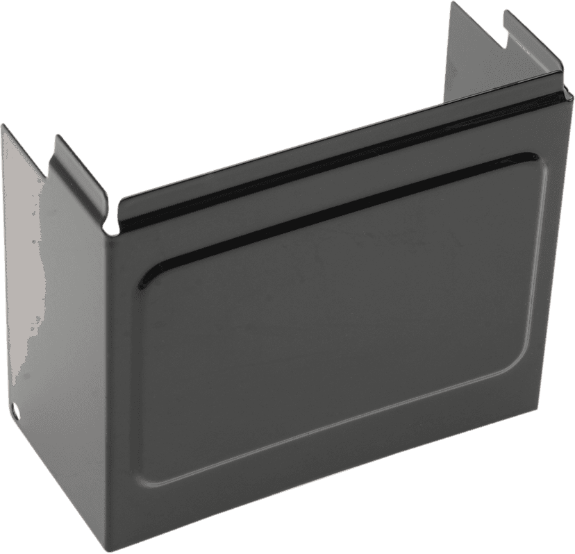 DRAG SPECIALTIES 2113-0495 Battery Cover - Raised - Black
