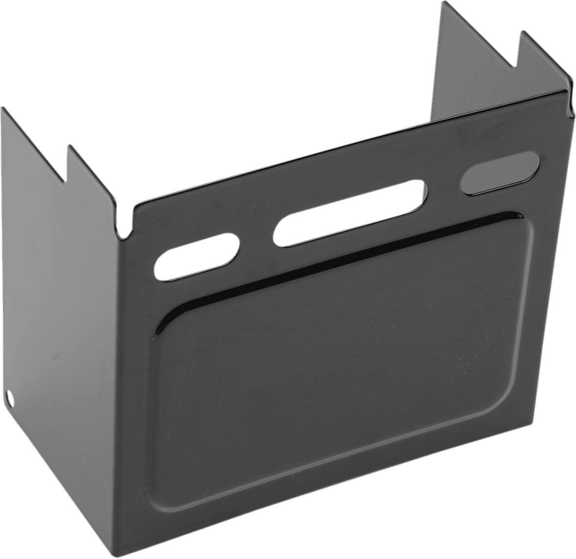 DRAG SPECIALTIES 2113-0496 Battery Cover - Raised - Black