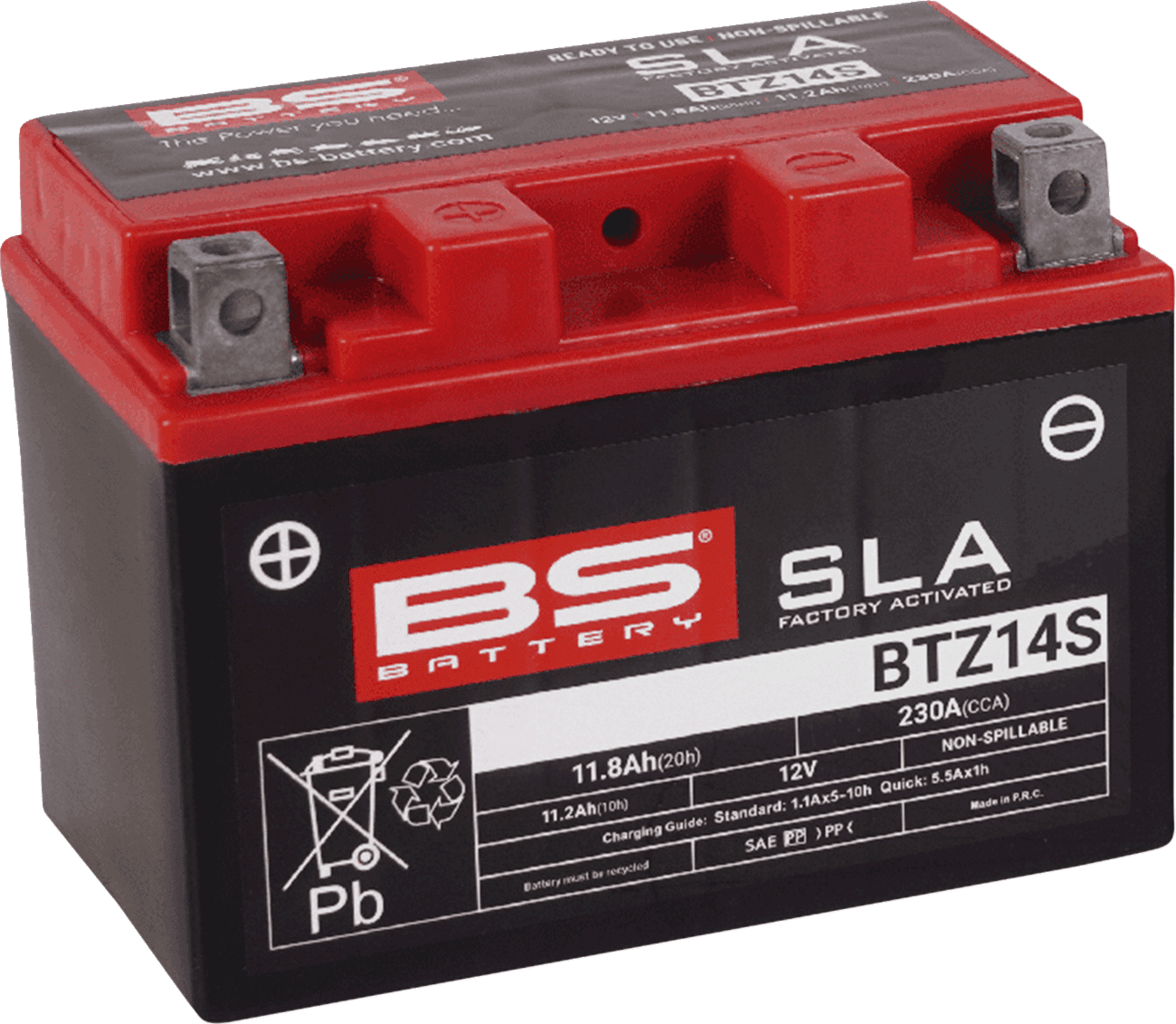 BS BATTERY 2113-0624 Battery - BTZ14S (YTZ)
