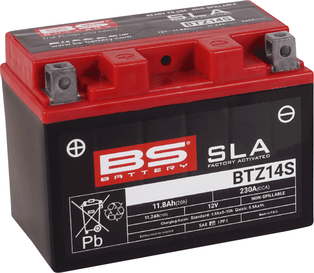 BS BATTERY 2113-0624 Battery - BTZ14S (YTZ)
