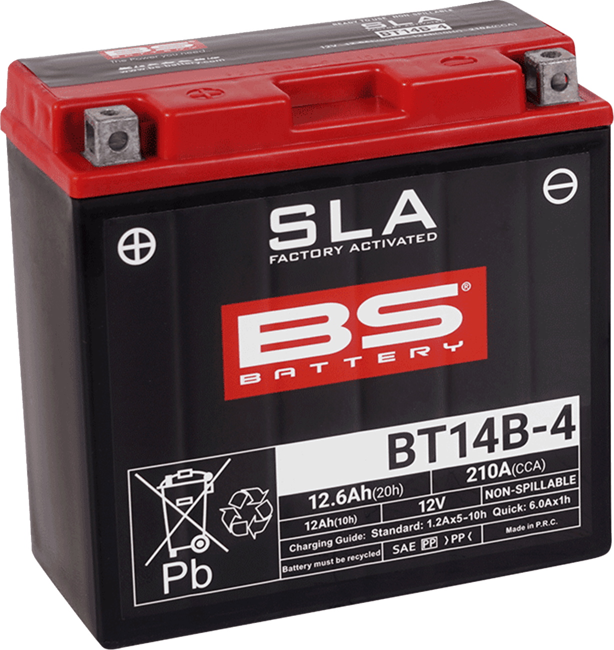 BS BATTERY 2113-0625 Battery - BT14B-4 (YT)