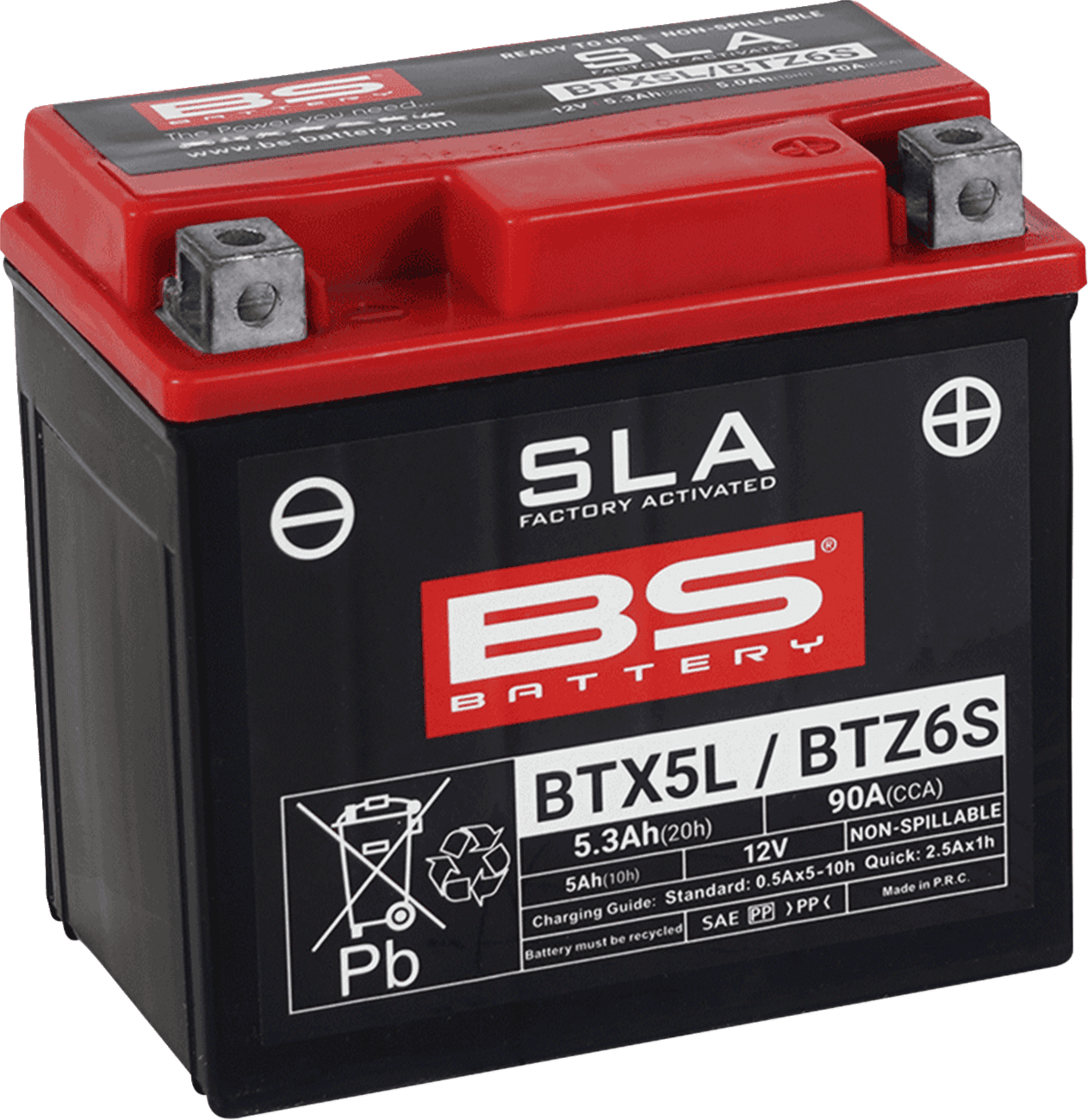 BS BATTERY 2113-0627 Battery - BTX5L (YTX)