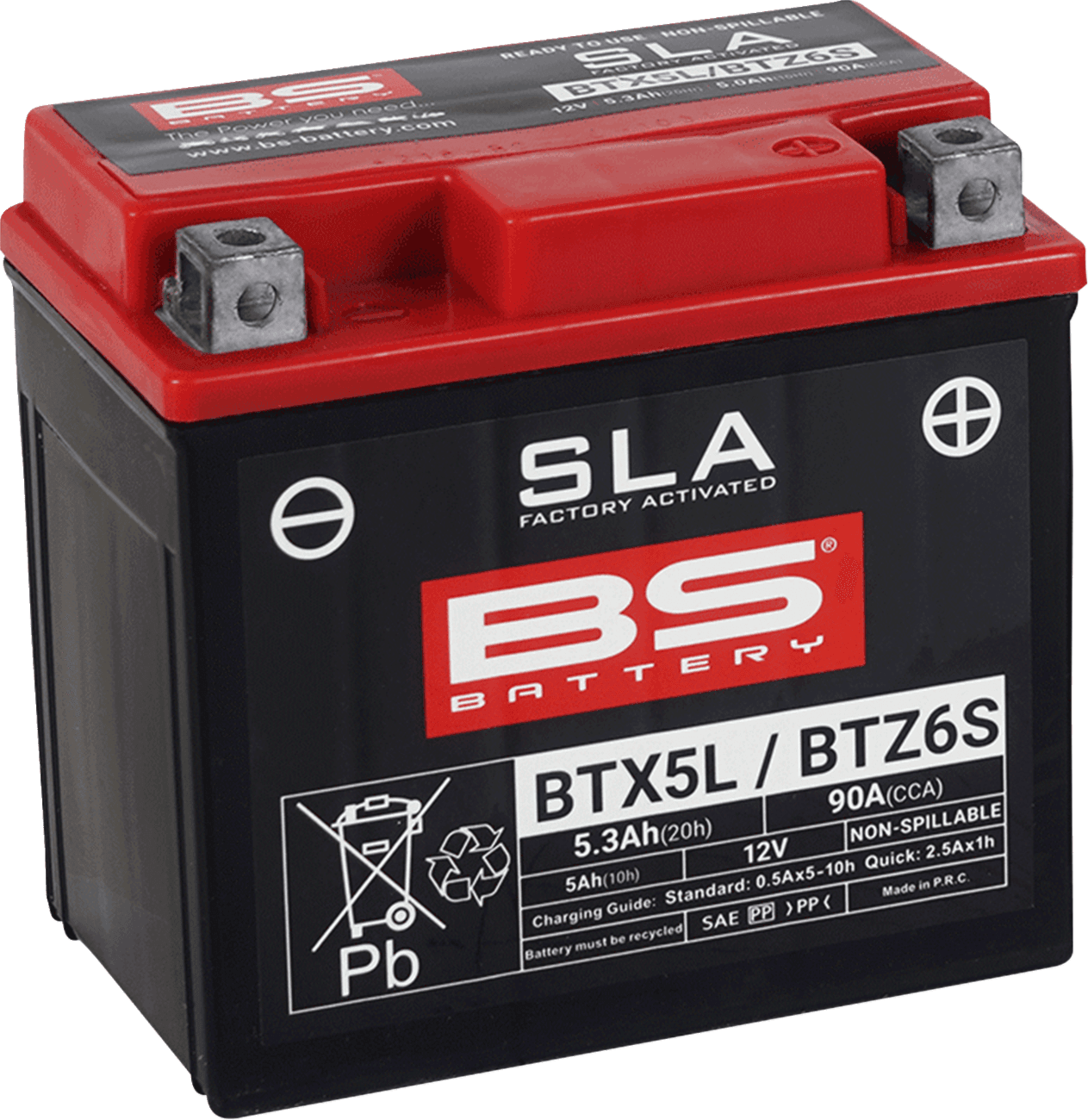 BS BATTERY 2113-0627 Battery - BTX5L (YTX)