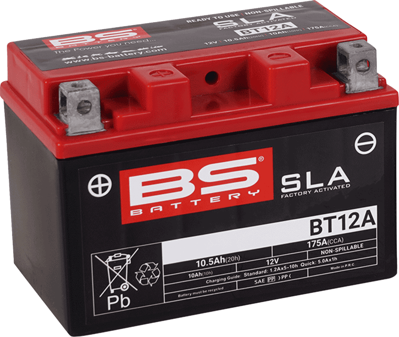 BS BATTERY 2113-0631 Battery - BT12A (YT)