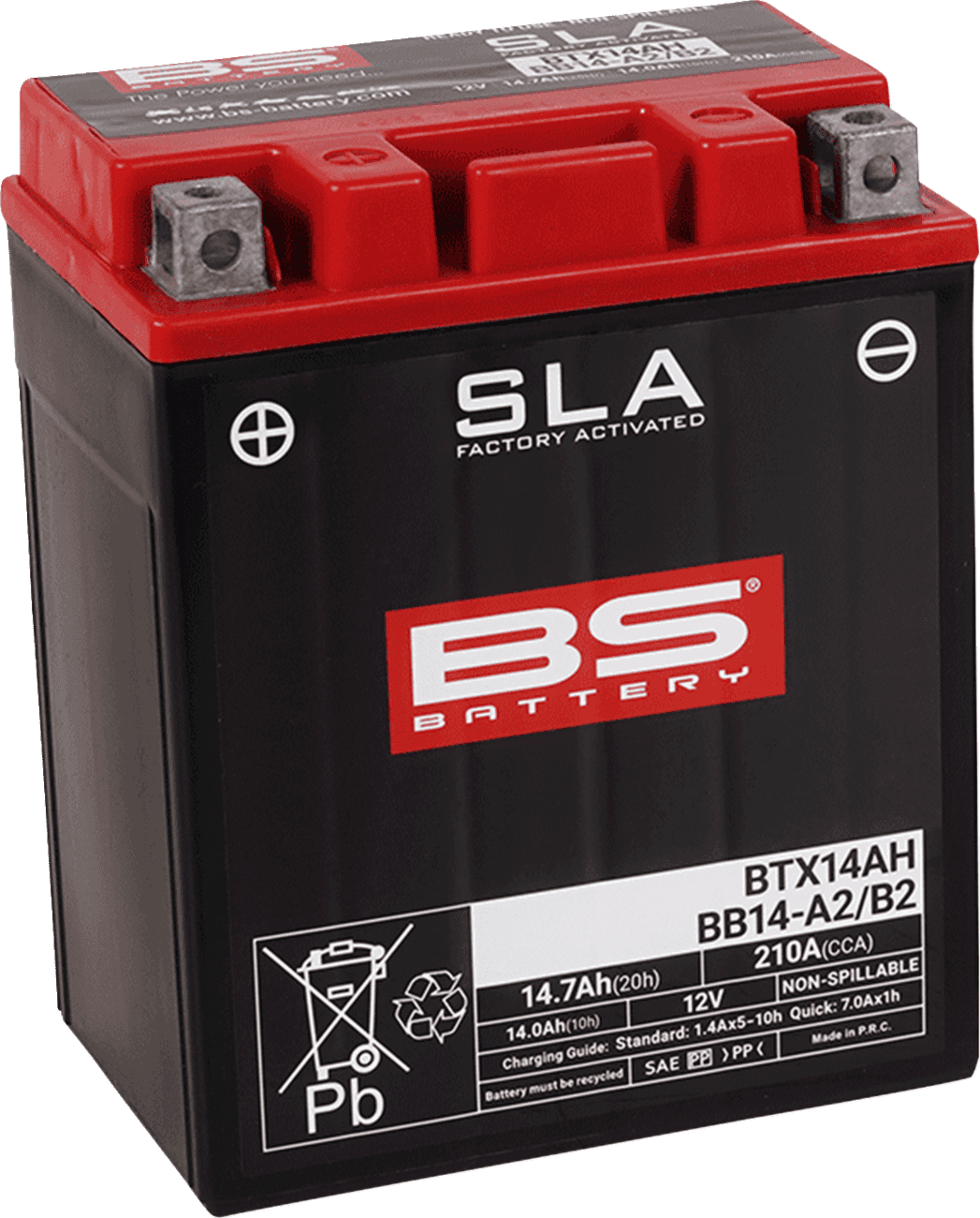 BS BATTERY 2113-0637 Battery - BTX14AH (YTX)