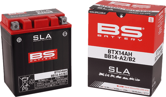 BS BATTERY 2113-0637 Battery - BTX14AH (YTX) — image 2 of 2