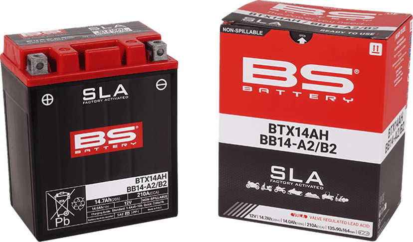 BS BATTERY 2113-0637 Battery - BTX14AH (YTX) — image 2 of 2