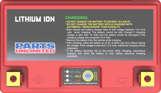 PARTS UNLIMITED 2113-0682 Battery - Lithium LiFePO4 - HJTZ10S-FP — image 2 of 3