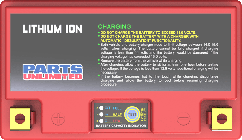 PARTS UNLIMITED 2113-0682 Battery - Lithium LiFePO4 - HJTZ10S-FP — image 2 of 3