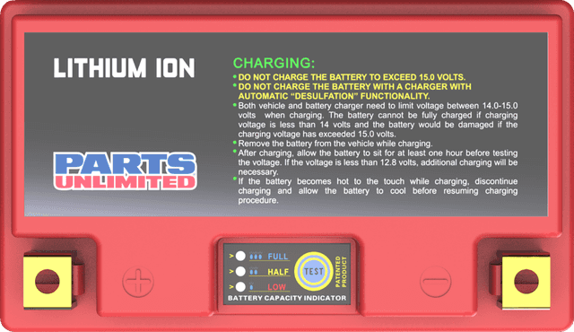 PARTS UNLIMITED 2113-0683 Battery - Lithium LiFePO4 - HJTZ14S-FP — image 2 of 3