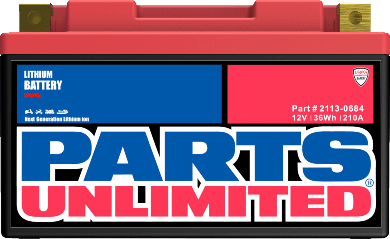 PARTS UNLIMITED 2113-0684 Battery - Lithium LiFePO4 - HJT9B-FP