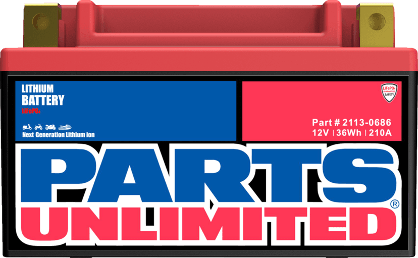 PARTS UNLIMITED 2113-0686 Battery - Lithium LiFePO4 - HJTX9-FP — image 1 of 3