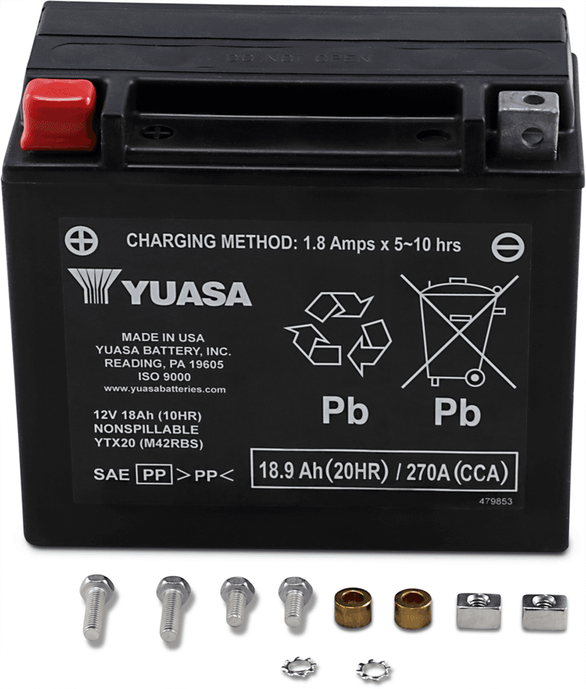 YUASA 2113-0761 AGM Battery - YTX20