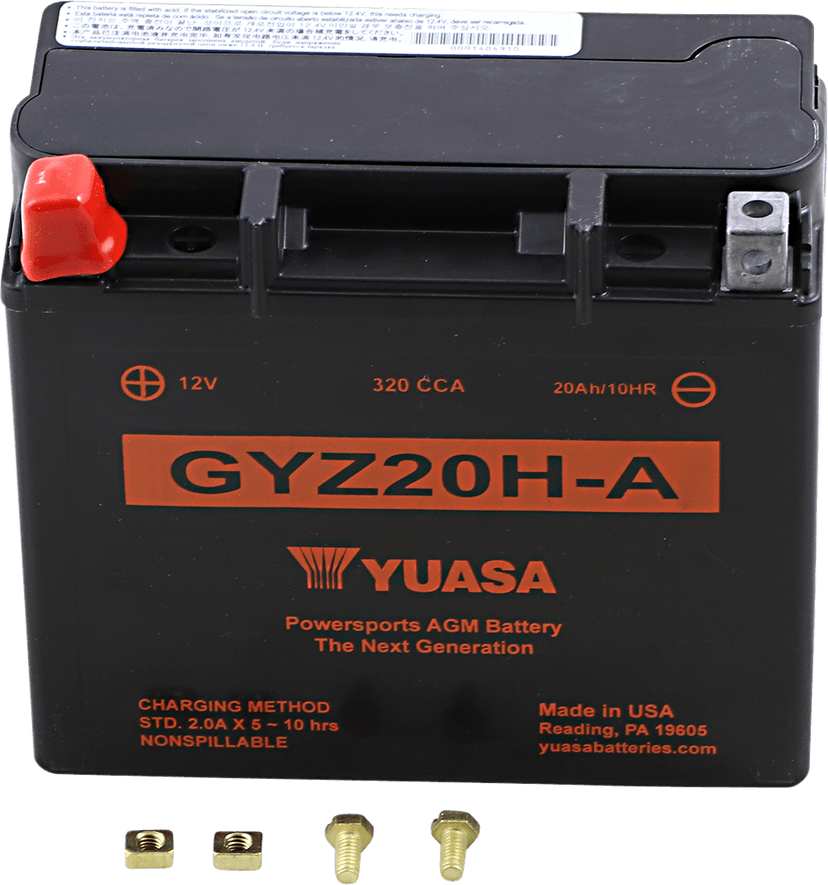 YUASA 2113-0776 AGM Battery - GYZ20H-A