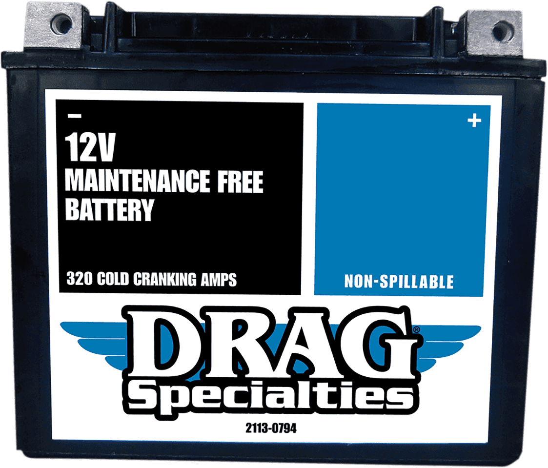 DRAG SPECIALTIES 2113-0794 AGM Battery - YTX20HL FT