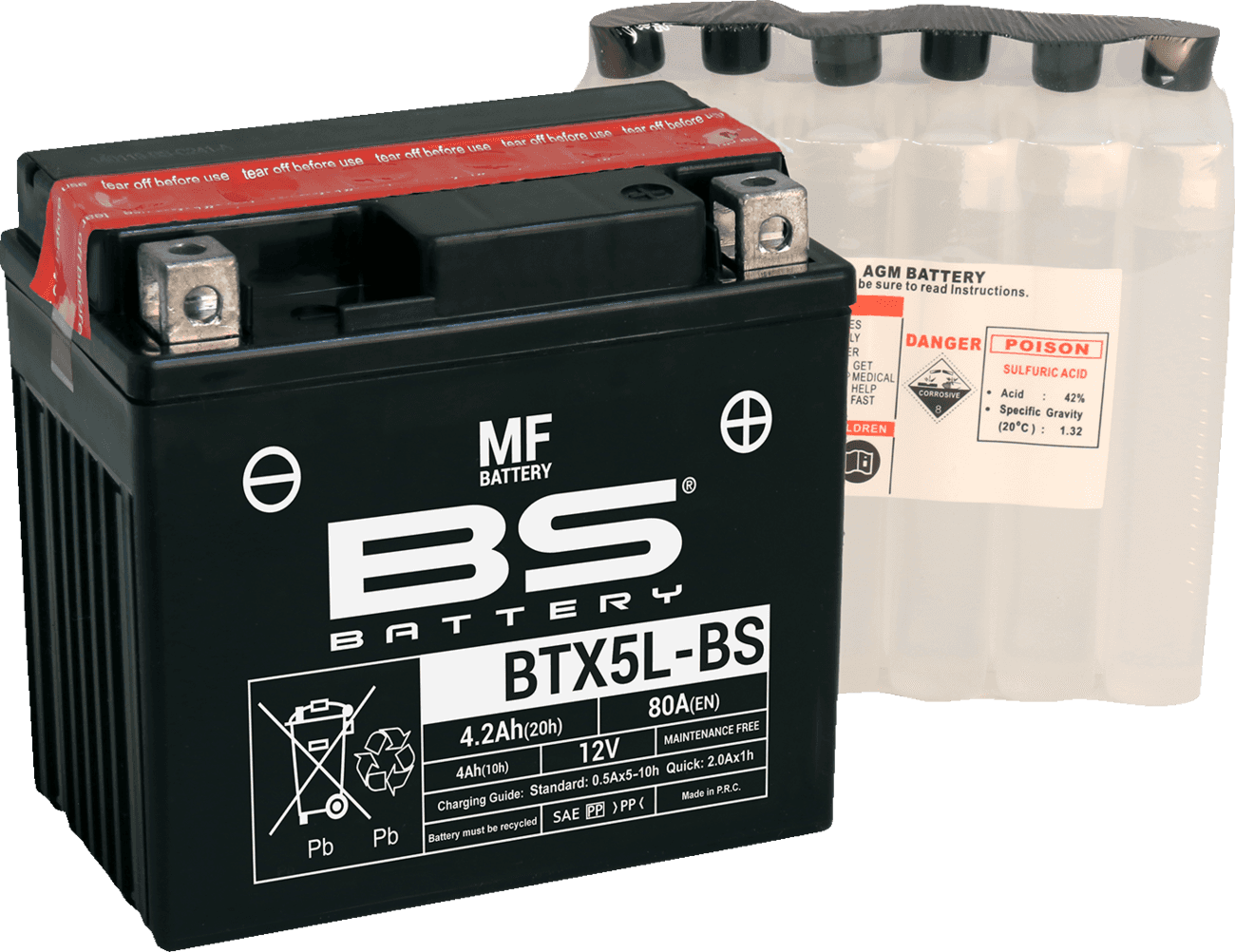 BS BATTERY 2113-0851 Battery - BTX5L-BS (YTX)