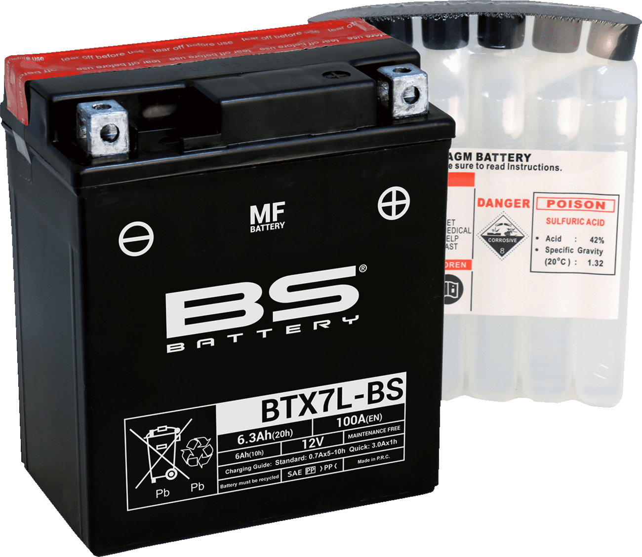 BS BATTERY 2113-0854 Battery - BTX7L-BS (YTX)