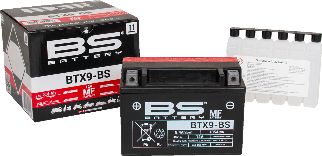 BS BATTERY 2113-0856 Battery - BTX9-BS (YTX)