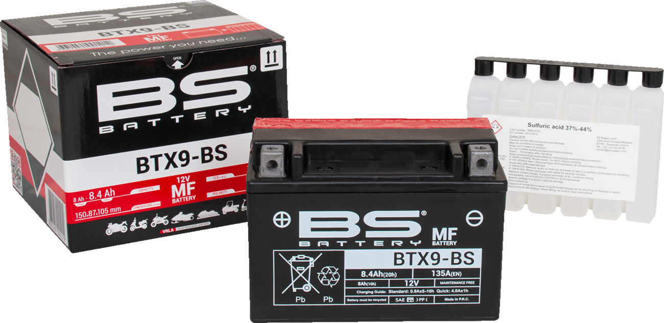 BS BATTERY 2113-0856 Battery - BTX9-BS (YTX)