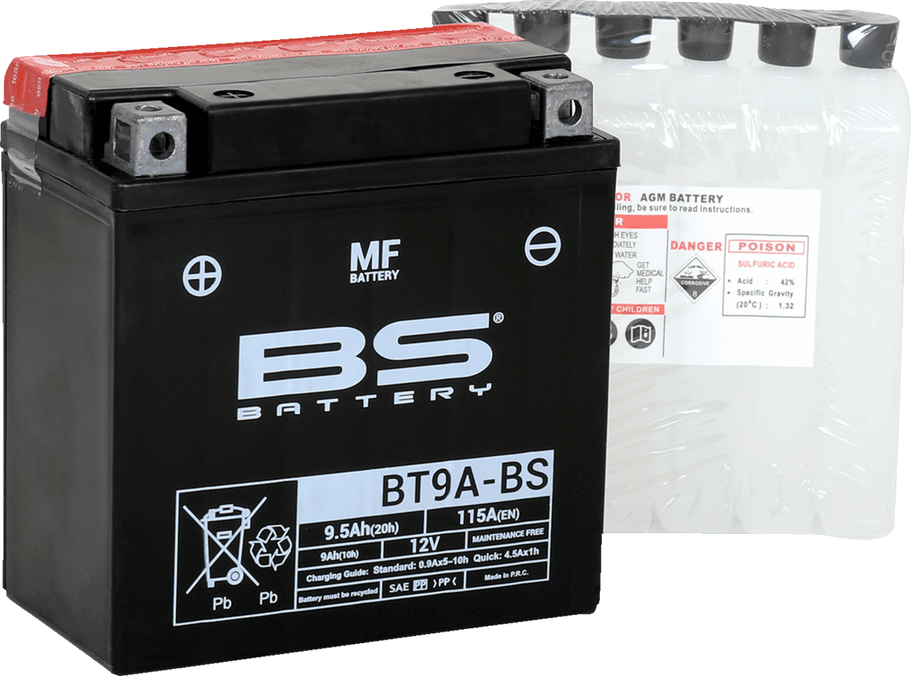 BS BATTERY 2113-0857 Battery - BT9A-BS (YT)