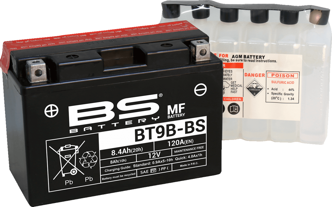 BS BATTERY 2113-0858 Battery - BT9B-BS (YT)