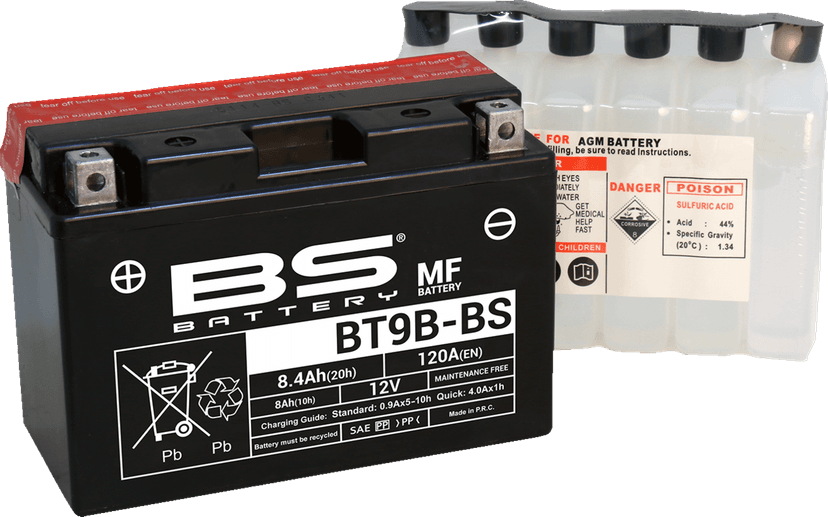 BS BATTERY 2113-0858 Battery - BT9B-BS (YT)