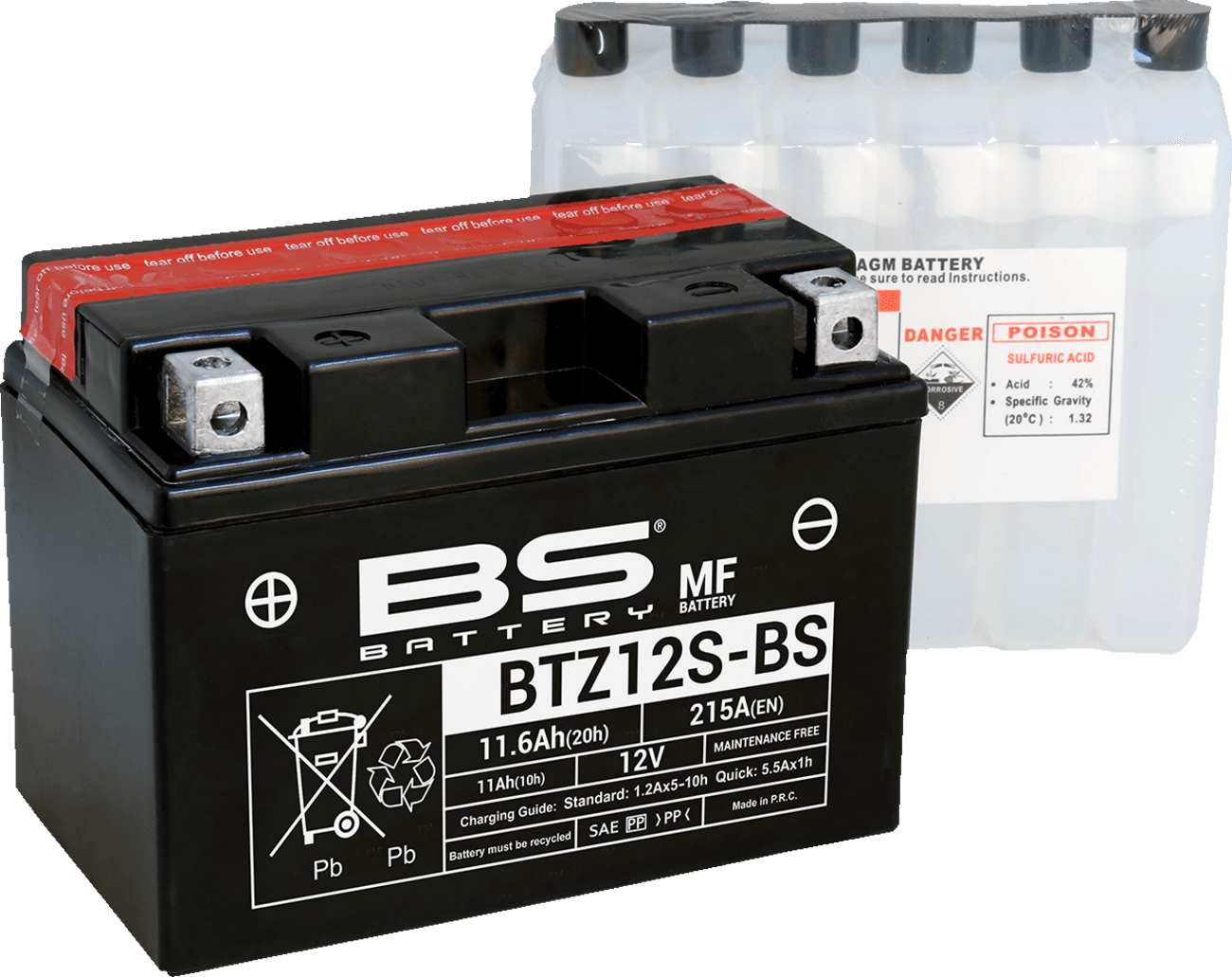 BS BATTERY 2113-0863 Battery - BTZ12S-BS (YTZ)