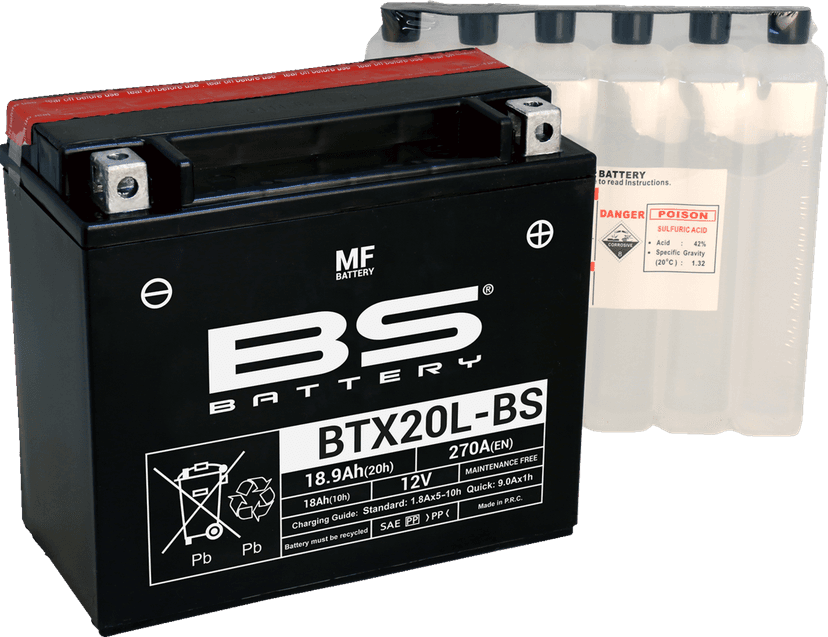 BS BATTERY 2113-0873 Battery - BTX20L-BS (YTX)