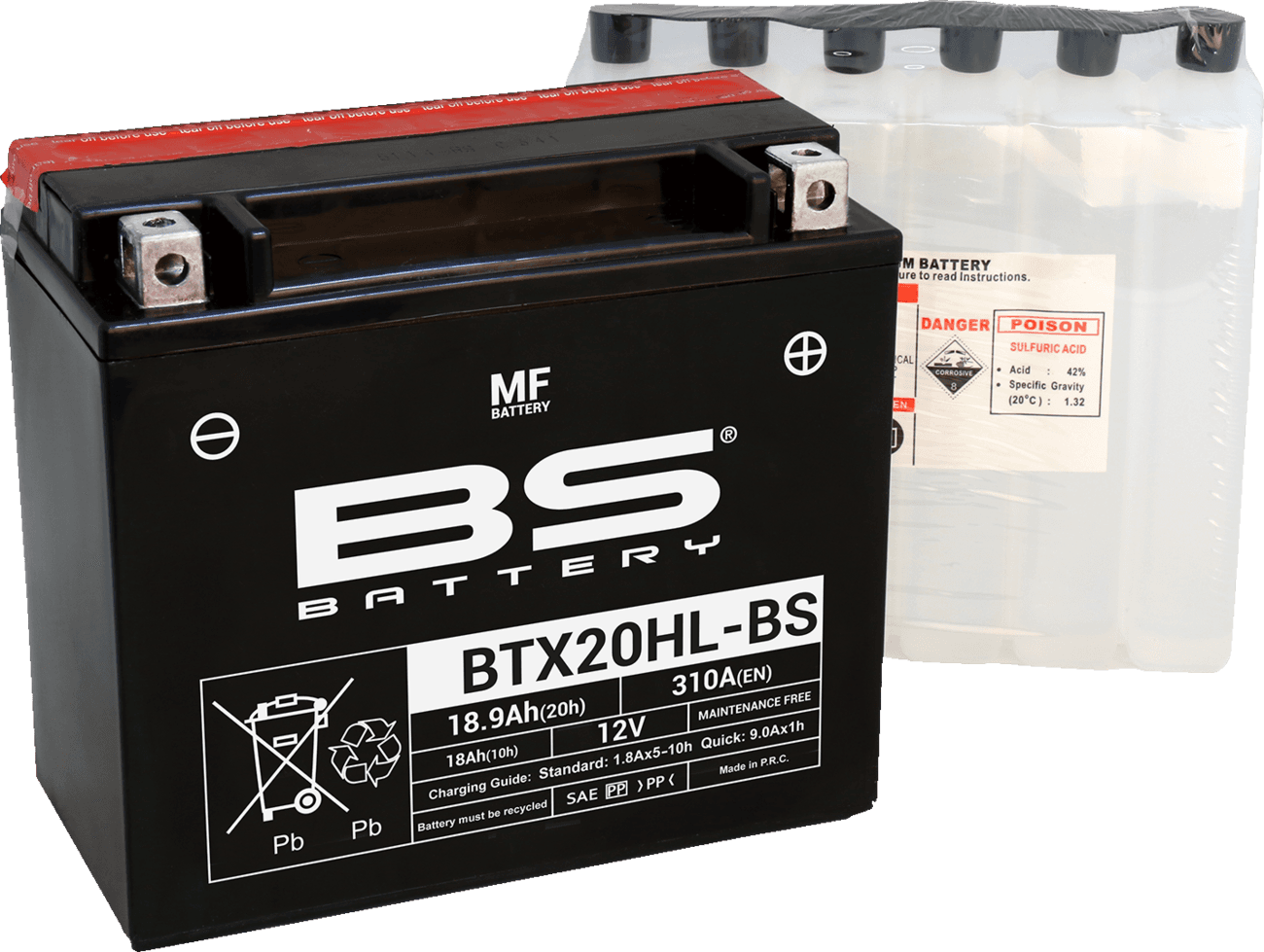 BS BATTERY 2113-0874 Battery - BTX20HL-BS (YTX)