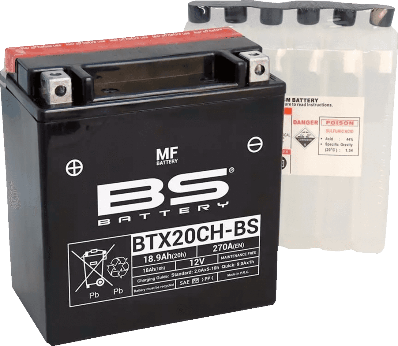 BS BATTERY 2113-0875 Battery - BTX20CH-BS (YTX)