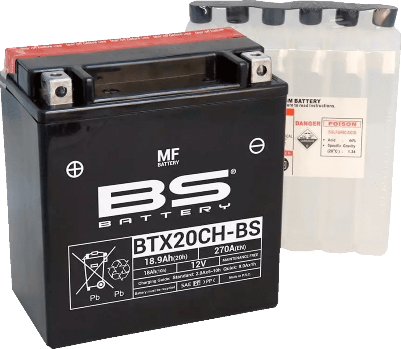 BS BATTERY 2113-0875 Battery - BTX20CH-BS (YTX)