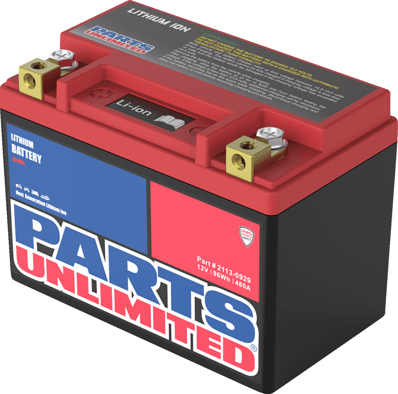 PARTS UNLIMITED 2113-0929 Battery - Lithium LiFePO4 - HJTZ14S-FPZ