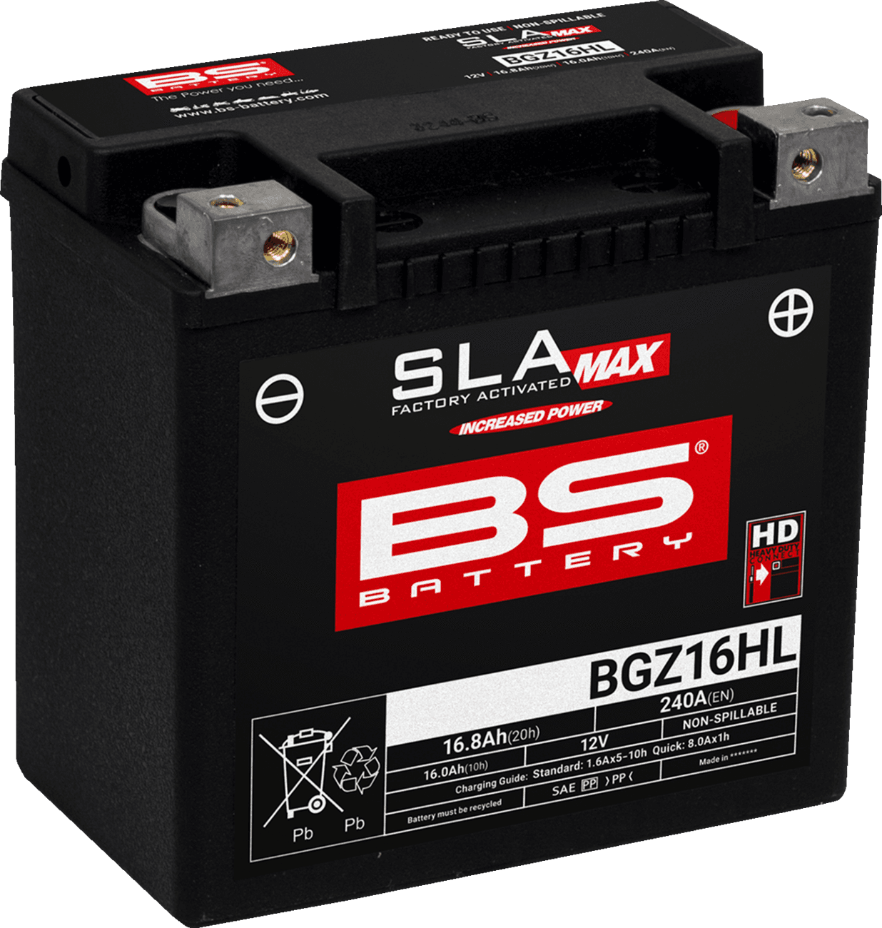 BS BATTERY 2113-0936 Battery - BGZ16HL (GYZ)