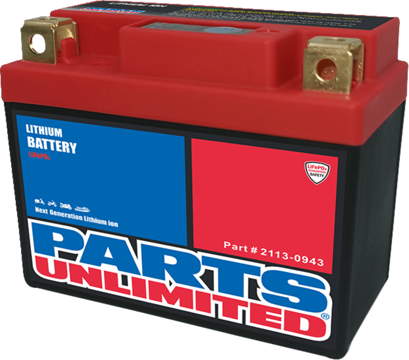 PARTS UNLIMITED 2113-0943 Battery - Lithium LiFePO4 - LFP03-B