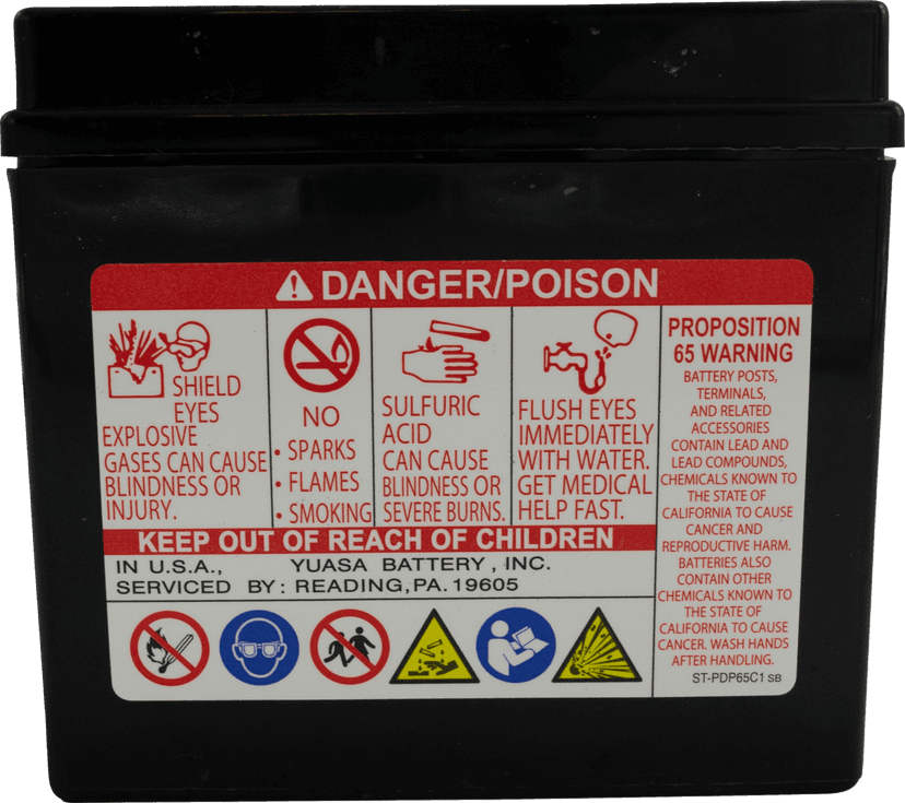 YUASA 2113-0977 Battery - YTZ6V — image 4 of 4