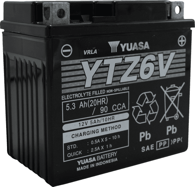 YUASA 2113-0977 Battery - YTZ6V — image 2 of 4