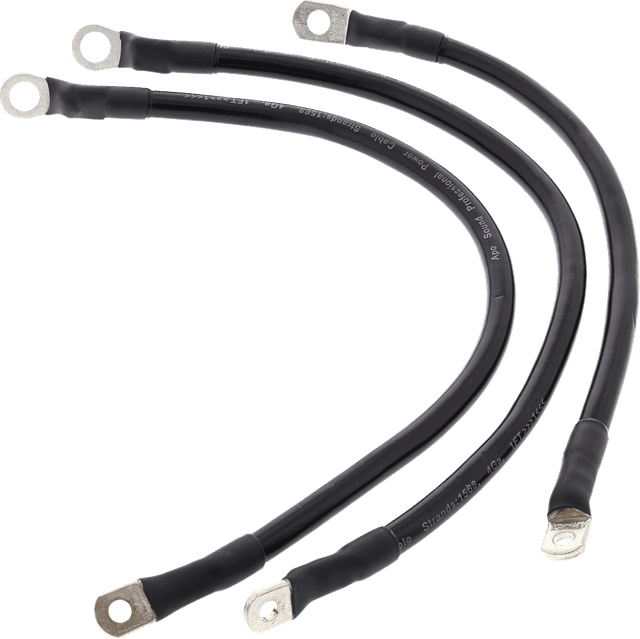 ALL BALLS 2113-1000 Battery Cable Kit - Black
