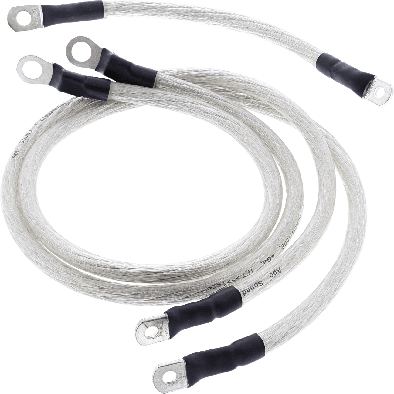 ALL BALLS 2113-1005 Battery Cable Kit - Clear