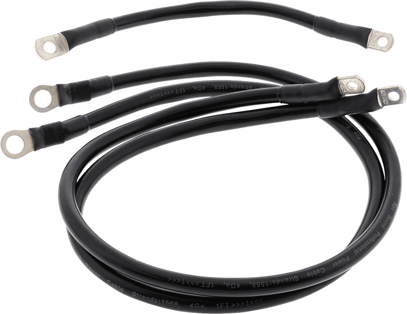 ALL BALLS 2113-1006 Battery Cable Kit - Black