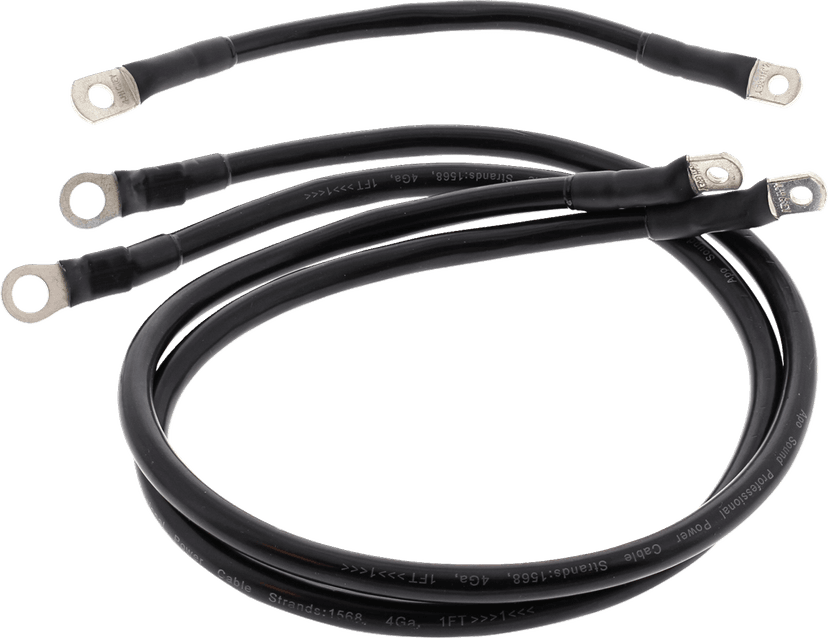 ALL BALLS 2113-1006 Battery Cable Kit - Black