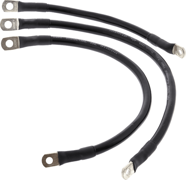ALL BALLS 2113-1014 Battery Cable Kit - Black