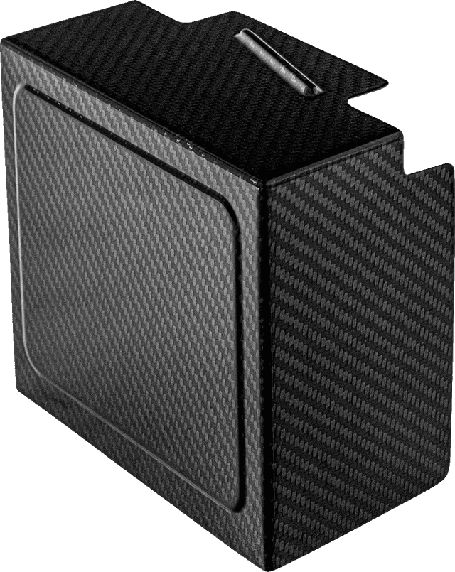 SADDLEMEN 2113-1019 Battery Cover - Carbon Fiber - Gloss Black — image 2 of 2