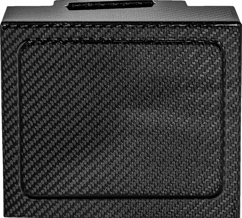 SADDLEMEN 2113-1019 Battery Cover - Carbon Fiber - Gloss Black — image 1 of 2