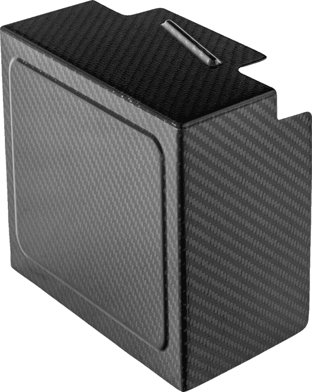 SADDLEMEN 2113-1020 Battery Cover - Carbon Fiber - Matte Black — image 2 of 2
