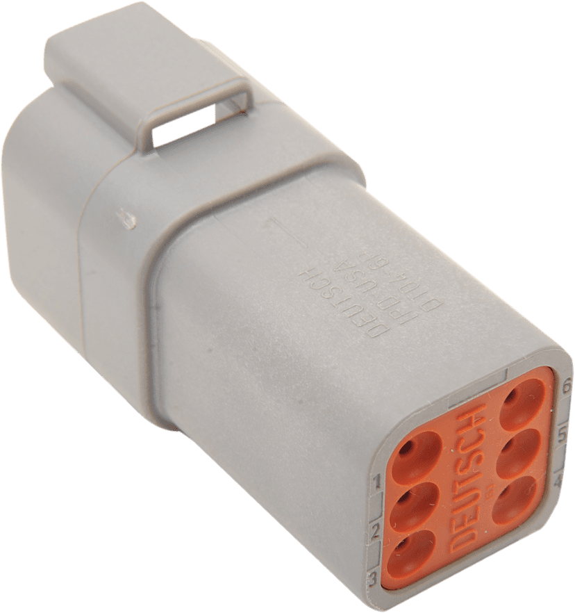 NAMZ 2120-0045 Deutsch Receptacle - 6 Pin - Gray