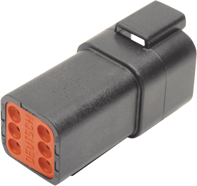 NAMZ 2120-0046 Deutsch Receptacle - 6 Pin - Black